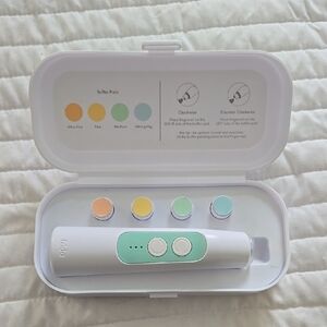 Mint and White Electric Nail File Set